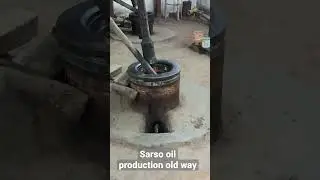 sarso oil production from old way in ranchi