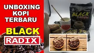 UNBOXING KOPI RADIX BLACK #premiumcoffee #arabica #rabusta