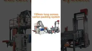 150mm long screws carton packing system--Focus Machinery