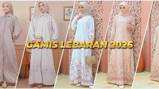 50+ Model Gamis Terbaru 2026 Simple Elegan | Koleksi Gamis Lebaran 2026 Jumbo