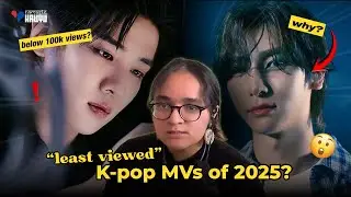 Indian K-pop Fan Reacts to the LEAST VIEWED K-pop Music Videos of 2025!
