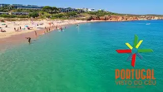 Martinhal beach aerial - Praia do Martinhal vista aérea - Sagres - Algarve - 4K Ultra HD