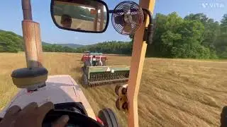 Planting soybeans with case 970 and 9row kinze planter 2025