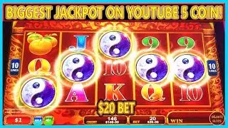 BIGGEST JACKPOT ON YOUTUBE FOR A RARE 5 COIN TRIGGER BONUS