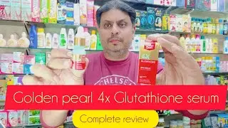 Best face serum for glowing skin | Golden Pearl 4x Glutathione serum | lush bright | whitening serum