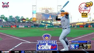 MLB The Show 24 «Нью-Йорк Янкиз» против «Сан-Франциско Джайентс» — режим франшизы №20 — игровой п...