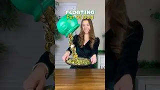 FLOATING POT OF GOLD 🌈🍯 DIY St. Patrick&rsquo;s Day decor! #potofgold #stpatricksdaydecor #stpatricksday