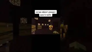 когда ифрит увидел нуба #shorts #minecraft #funny #amazing