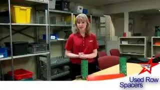 USED RACK ROW SPACERS: Spacers Are Used to Maintain Alignment of Rows & Spacing of Each Row