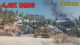 Jackson - 4.6K Damage - Map: Glacier - Player: Maik1M - Server: EU | World of Tanks