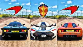 FH5 DRAG RACE! MCLAREN F1 GT Vs JESKO Vs MCLAREN F1