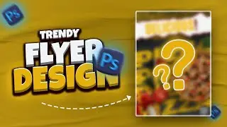 how to design pizza restaurant flyer / poster in photoshop | Latest tutorial 2024