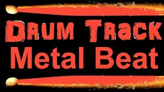 Heavy Rock Drum Track 180 BPM Drum Beats For Bass Guitar, Instrumental Drum Beat 🥁 329