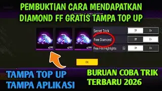 TERBARU! TRIK MENDAPATKAN DIAMOND FF GRATIS TAMPA APLIKASI 2026,CARA DAPAT DIAMOND FF GRATIS