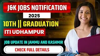 J&K Govt Jobs Today | JKSSB & JKPSC New Vacancy 2025 | 10th, 12th, Graduate Jobs | Bank Jobs in J&K