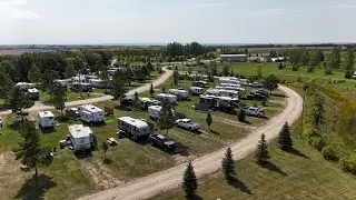 Discover Silver Creek Campground &ndash; Drone Flyover just outside Brandon, MB