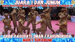SEMUA PENONTON MENJERIT...!!! JUARA UMUM DAN JUARA UTAMA 1 - MAN 1 SUKABUMI - LKBB SMAN 1 PARUNGKUDA