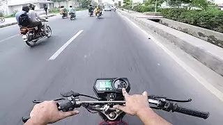 Experience with Digital Speedo Meter on Honda cg 125 Review in Lahore - Moto Vlog - 109rider