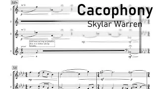 Skylar Warren | &lsquo;Cacophony&rsquo; for Horn Quartet [Score Follower]
