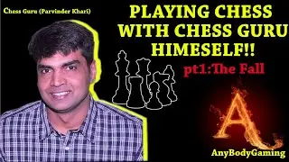 THE FALL || AnybodyGaming vs @Chess Guru || Chess JAM