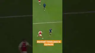 Inter vs Arsenal Martineli Trivela pass to Gyoker&euml;s 💥💥