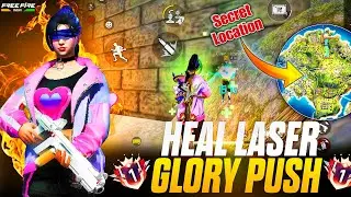 HOW TO PUSH HEAL LASER WEAPON GLORY 🤯 🔥(SECRET TRICK REVEAL) #freefire #freefireindia