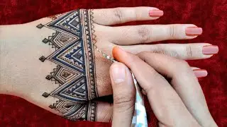 Hina khan's Mehndi Inspired Mehndi Design 😍 || Moroccan Mehndi Design ✨️ | Mehndi Designs
