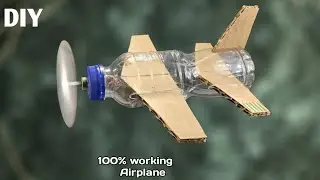 How to make A  flying Airplanes from plastic bottle | Diy   flying Airplane Step by Step