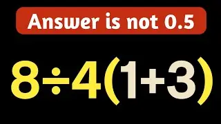 Try Solving This Math Problem | ORDER OF OPERATION 