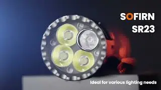 SOFIRN SR23: A versatile flashlight for everyday use, with a maximum output of 3300 lumens.#sofirn