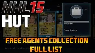 NHL 15 HUT - Free Agents Collection Full List (235/235)