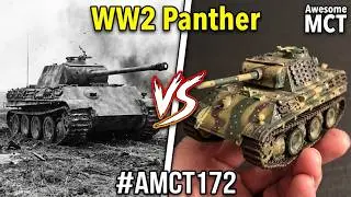 🪖🐆🚜💥 Масштаб танка 1/72 времён Второй мировой войны, танк Panzer V Panther G, камуфляж Ambush, 19...