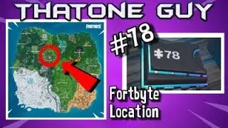 FORTNITE FORTBYTE 78 LOCATION FOUND WITHIN A RANGER TOWER OVERLOOKING A DRAINED LAKE