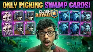 Mega Draft only with swamp cards | Clash Royale