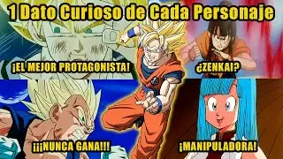 1 Dato Curioso de Cada Personaje | Dragon Ball que quiz&aacute;s no sab&iacute;as | Parte 1 | #anime #dbz #fyp