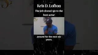 Actor kris d. lofton shares secrets to booking jobs #actingtips #actorslife
