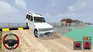 Mahindra Scorpio CAR 🚗 Indian Traffic 🚦 Speed Breaker Road Driving | Bus Simulator Indonesia BUSSID 