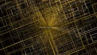 Golden Motion Background | digital background | technology background video | Royalty Free Footages
