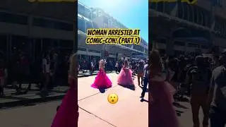 Woman Detained in Front of Comic-Con 2025! (Part 1) &ndash; Shocking Scene Caught Live #comiccon #sdcc