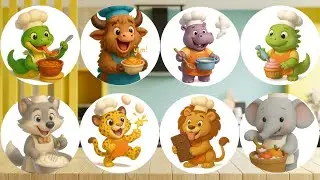 🧁🐾 ABC Animal Sounds | ABC Cooking Animals in the Kitchen A&ndash;Z | Jumpy Jungle TV👩&zwj;🍳🎶