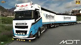 ETS2 1.57 | Realistic Driving | Volvo FH Aero 780 (Euro 6) | 70T Corn Transport | POV 4K | #ets2