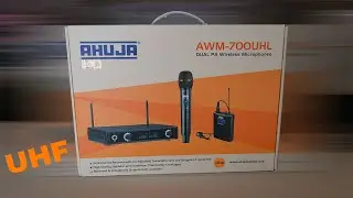 AHUJA AWM-700UHL DUAL PA WIRELESS MICROPHONE UNBOXING & REVIEW