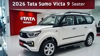 2026 TATA Sumo Victa 9 Seater SUV White | Best Price, Best Mileage & Full Review India
