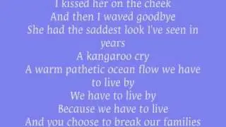 Blue October - Kangaroo Cry lyrics (Official NCIS Soundtrack)