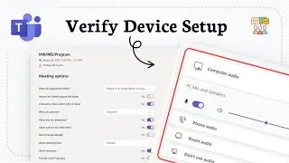 How to change audio in Microsoft Teams before joining in