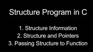 Structure Program in C | Structure programming example in C