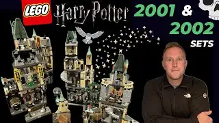 LEGO Harry Potter 2002 Hogwarts Castle Sets Combined with the 2001 Hogwarts Castle Sets!