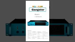 Gangster Monster 4 DJ Amplifier Review | 2&times;4200W @4&Omega; | Powerful DJ Sound Test | Live Bass Power Test