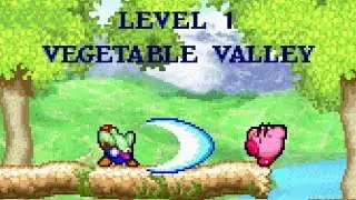 Kirby: Nightmare in Dream Land - Level 1: Vegetable Valley - No Damage 100% Walkthrough