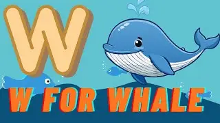 W for Whale 🐋 | Alphabet W for Kids | Teach W | Learn the Letter W with benny the bear | #kidsabc
